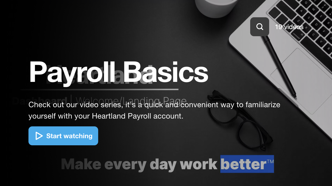 Payroll Basics Video Series